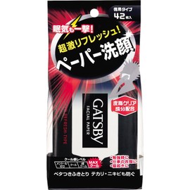 Gatsby Facial Paper, Super Refresh Type, 42 Sheets