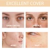 Colour Changing Foundation,Long Lasting Waterproof Moisturising Foundation,Tinted Moisturiser,Liquid Foundation Makeup,Full