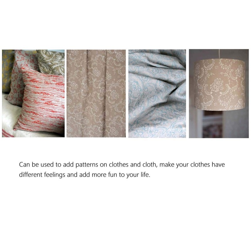 BUUEERR 5" Pattern Paint Roller Brush Sleeve Texture Stencil Wall