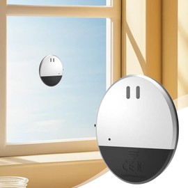 Door and Window Alarms, Wireless Alarm Door Sensor Security System | 130Db Ultra-Slim Anti-Theft Vibration Detector Alarm, Vibration Sensor Window Security Alarm for Home Security