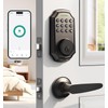 Keyless Entry Door Lock with 2 Handle Set - Smart