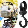 Pack of 4 Pram Hooks, Bag Hooks, Pram Hook Clips,