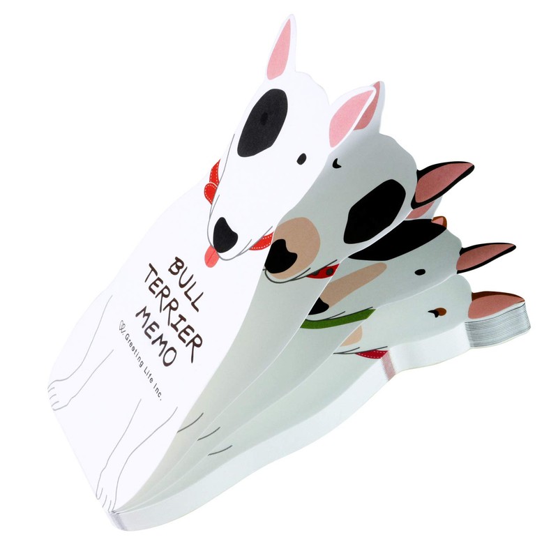 Greeting Life Memo Animal Die Cut Bull Terrier ETN-111