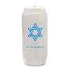 Ner Mitzvah 7 Day Memorial Candles, 6 Pack - Plastic
