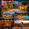 KOOPER Taller Solar Lanterns Outdoor Waterproof Hanging Solar Lantern Lights,
