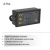 sourcing map 2 Pack W-3230 10A AC 110-220V Digital LED