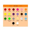 800 Count Large Round Dot Stickers Color Coding Labels, 50mm