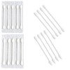 200 Pieces Biodegradable Cotton Buds, Double-Ended Cotton Swabs with Pointed