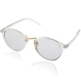 eight tokyo IRUV-7108 Sunglasses, Blue Light Reduction, Glasses, UV Protection, Designed by Sabae Manufacturers, clear/light smoke