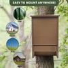 Extra Large Bat House for Outdoors, 3 Chamber, 200 Bats