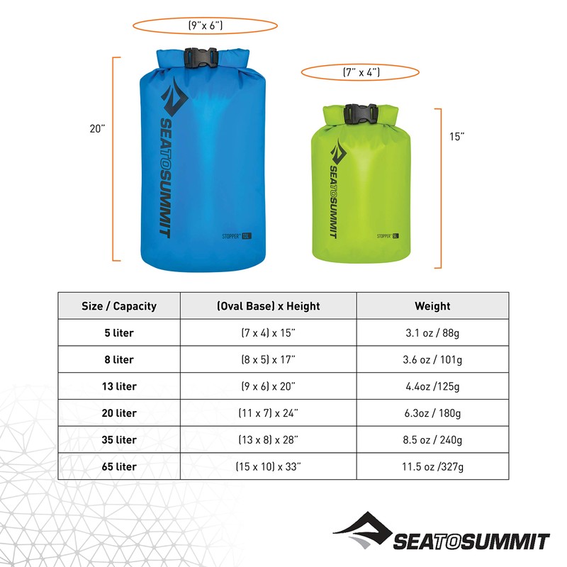 Sea to Summit Stopper Dry Bag 5L Green