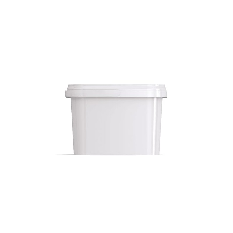 Lubrisolve White Rectangular 5 Litre Bucket and Lid