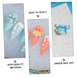 LALAFINA Nail Art Decorations Cartoon Girl Design Creative DIY Nail Accessories for Lovely Manicure for Skill Levels Easy Application Random Styles Included