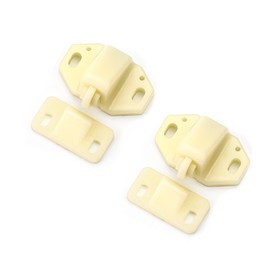 Plastic Door Catch Latches, 2 Pcs Door Retainer Catches Strong Hold Accessories for Cabinet Caravan Cupboard Motorhomes Boat (A)