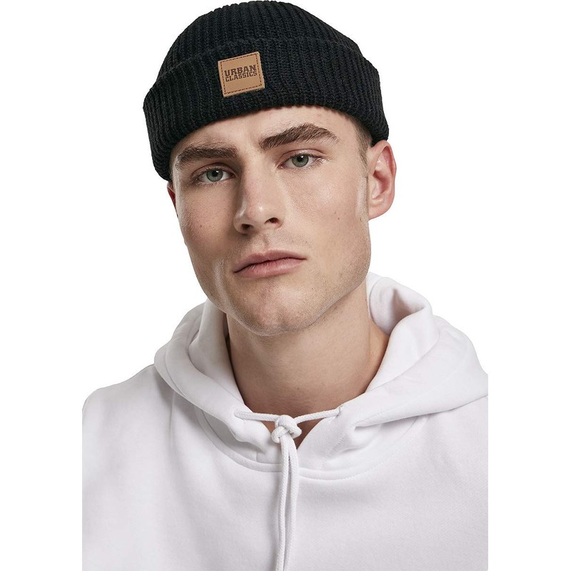 Urban Classics Unisex Dogger Beanie, Black (Black 00007)