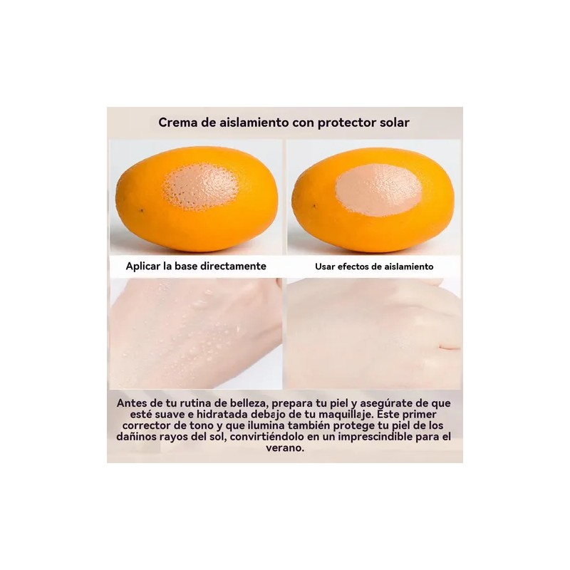 Prebase De Maquillaje 3 En 1, Spf 50 Pa++, Protector