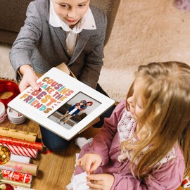 YYLYMX Cousins Gifts from Best Friend, Cousins Make the Best Friends Picture Frame, 4x6 Inch Photo
