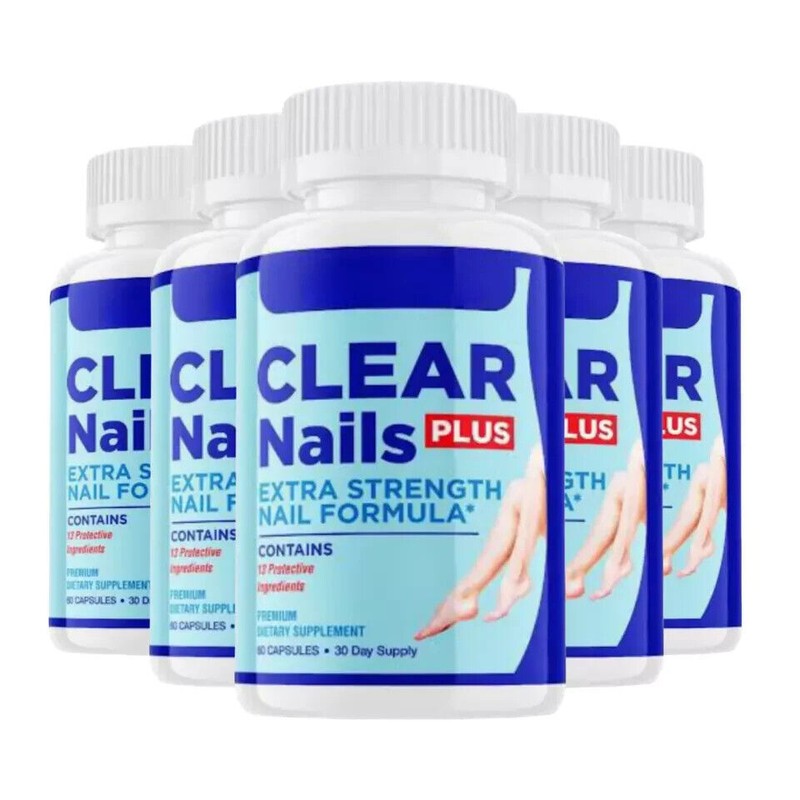Clear Nails Plus Probiotics Healthy Nails Organic Supplement 300 Capsules
