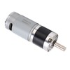 Black Silver Mini Gear Motor Low Noise High Torsion Robust