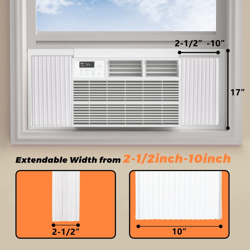 GCGOODS Window AC Side Panels with Double Layer, Insulation Window