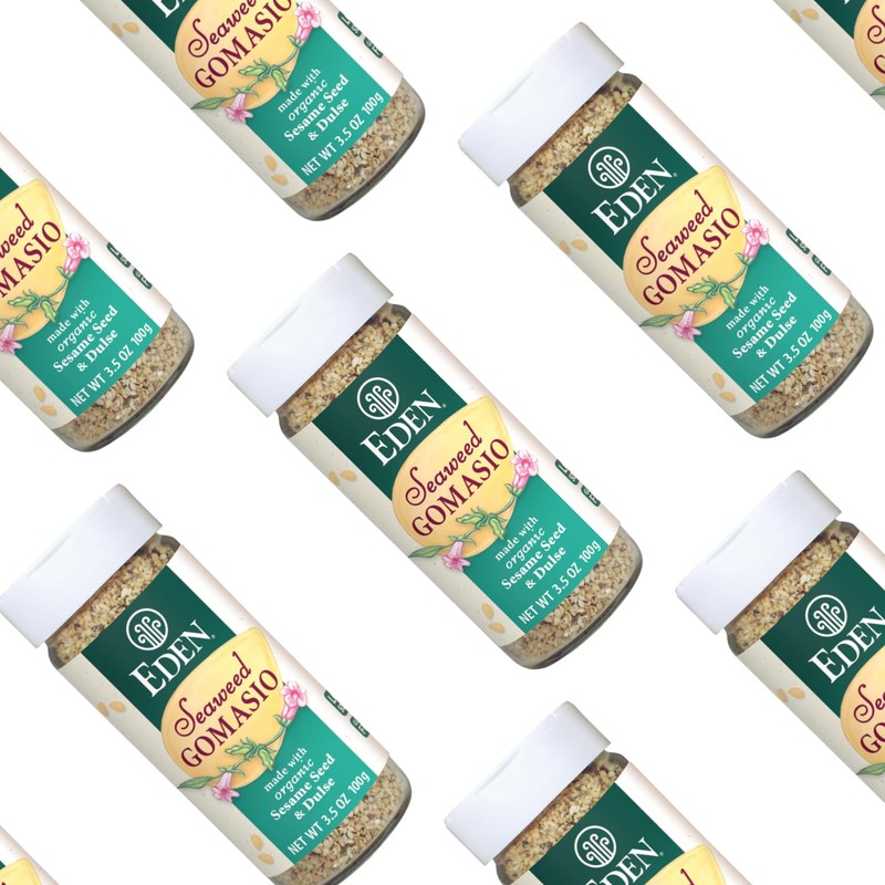 Eden Organic Seaweed Gomasio, 3.5 oz Galss Jar, Sesame Salt