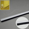 100 cm Screw-On Door Brush Seal - 2 in 1