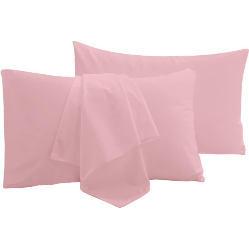R&Z Plain Dyed Luxury Polycotton Housewife New 2 x Pillow