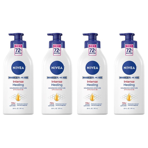 NIVEA 4 Pack NIVEA Intense Healing Body Lotion 72 Hour