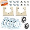 1" Live Axle Bearing Kit for Go-Karts Mini Bikes/Trikes/Off Road