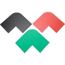 Sonew 3pcs Beard Shaping Template, Men Mustache Sideburns Template Beard Shaper Styling Tool for Jaw Cheek Neck Line