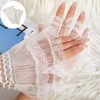 FJYXCHENXM 1 Pair Nail Art Photo Shoot Cuffs Lace Wrist