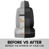 BDK PolyPro Car Seat Covers Full Set in Charcoal on