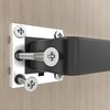 AwmnSrman Handle Set Toilet Bathroom Door Lock Cube Door Handles