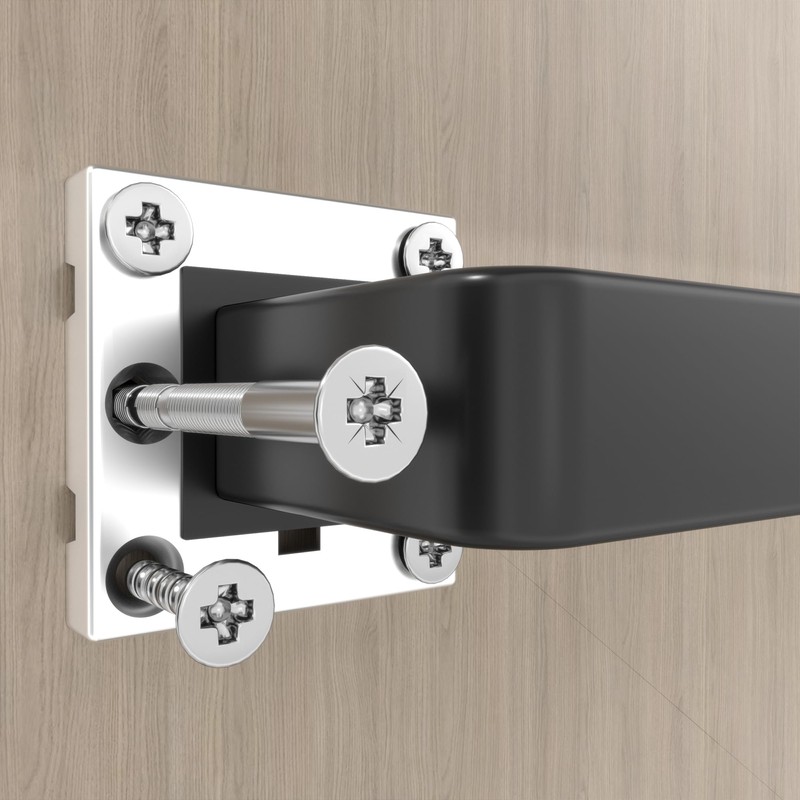 AwmnSrman Handle Set Toilet Bathroom Door Lock Cube Door Handles