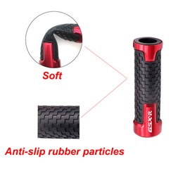 GSXR Motorcycle Handlebar Hand Grips: for Suzuki GSXR 125 | 250 | 300 | 600 | 750 | 1000 7/8" 22mm Black