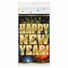 Unique Party 47733 - Plastic Fireworks New Years Eve Tablecloth,