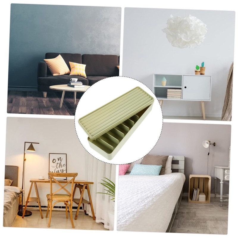 LABRIMP 1 PC Cable Storage Box Multi Grid Organizer with