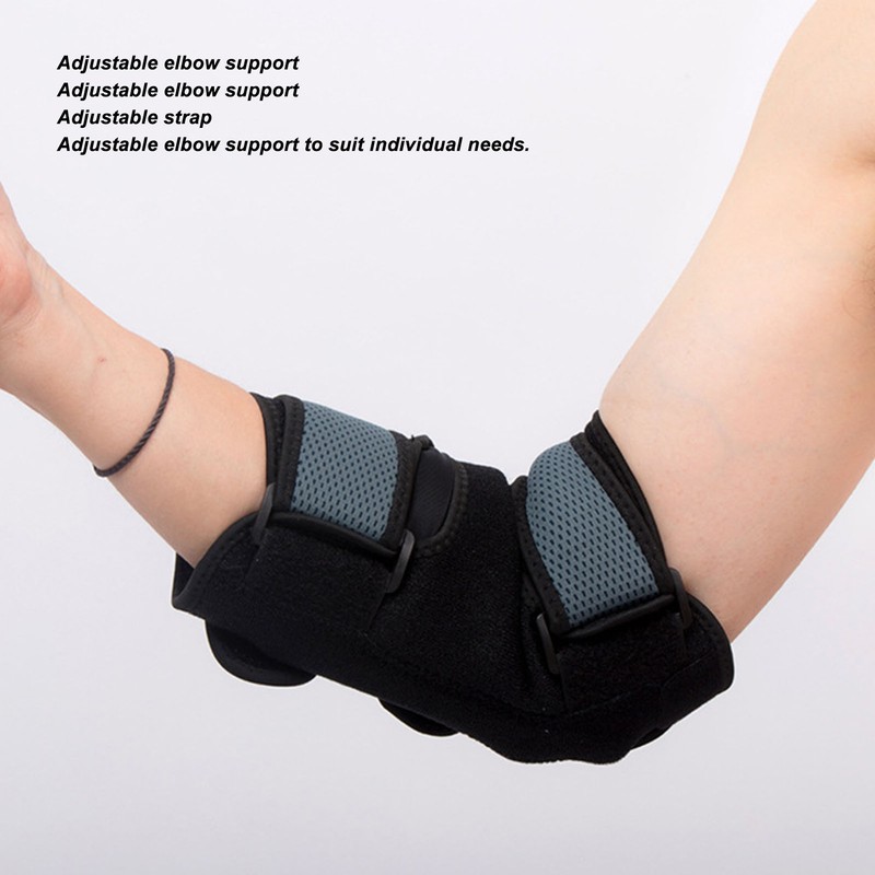 Sports Elbow Brace Adjustable Breathable Collision Avoidance Elasticity Elbow Tendonitis