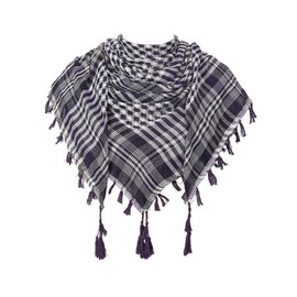 Cot-Oath Keffiyeh Scarf for Men Unisex Shemagh Tactical Desert Scarf Women Arab Military Neck Head Wrap with Tassel