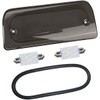 3rd Third Brake Light Lens Smoked Cover with Seal Gasket Extended Cab Only Compatible with 1994-2003 Chevy S10 GMC Sonoma 1997-2000 Isuzu Hombre High Mount Stop Lamp Assembly