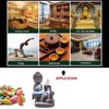 Decora Craft Poly Resin Buddha Incense Smoke Burner Fountain/Idol Gifts
