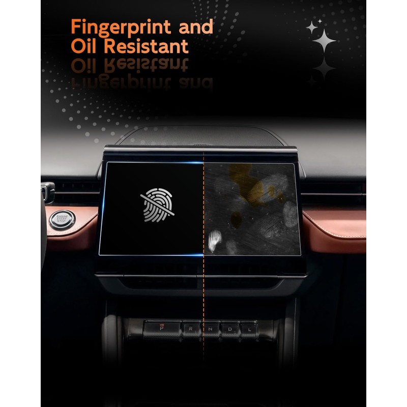 CDEFG Tempered Glass for 2024 2025 2026 Lincoln Nautilus Screen
