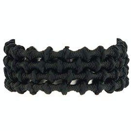 Xtenex Lacets Pour Chaussures Enfant (Pointure < 35), Unisex Children's Shoe Laces, Black (Noir/Noir), 50 cm