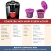 Irmidi 4 Pack Reusable K Cup Coffee Pods with100 Count