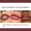 Set De Lapiz Labial Y Delineador Color Mate Impermeable 2pcs