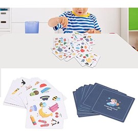 Flip Card Game Family Early Learning Board Juegos a Juego Juego de Cartas Regalos Reglas Simples para Que los niños jueguen Todos los días