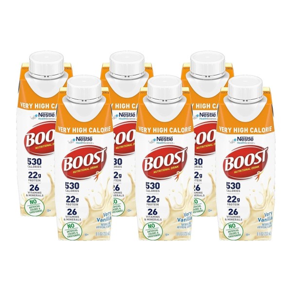Branded Boost Very High Calorie Nutritional Drink Vanilla, Made with