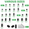 Zmbroll 690Pcs Black Set Screws Metric M3M4M5M6M8 Allen Head Socket