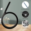 Floating Modern House Numbers 5 inch, Deamos Zinc Alloy Home