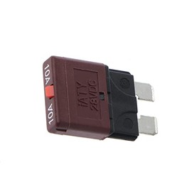 12V-28V Circuit Breaker Blade Fits 5-30A Manual Reset for Car Truck Boat (10A)